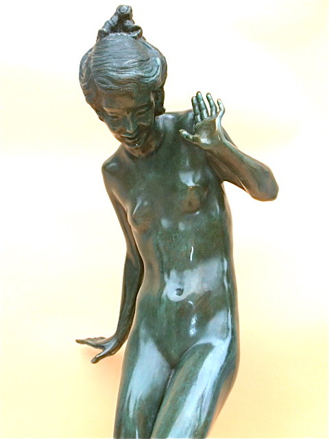 Harriet Frishmuth bronze fountain &quot;Playdays&quot; 1925