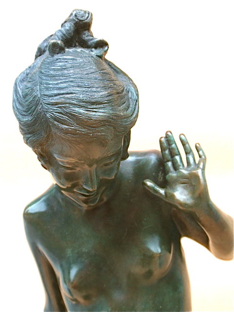 Harriet Frishmuth bronze fountain &quot;Playdays&quot; 1925