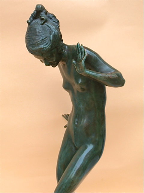 Harriet Frishmuth bronze fountain &quot;Playdays&quot; 1925