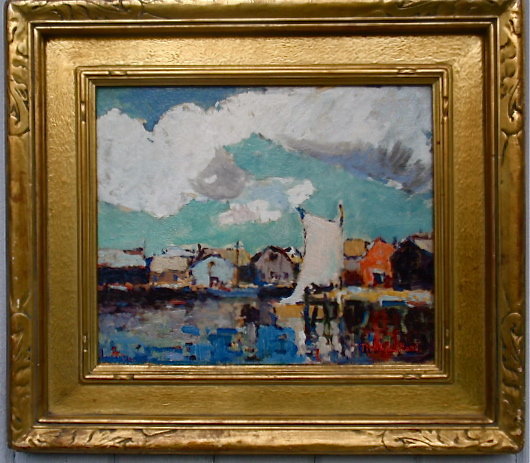 Thomas L. Hunt Impressionist Gloucester Harbor