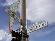 Haight Ashbury San Francisco original street signs