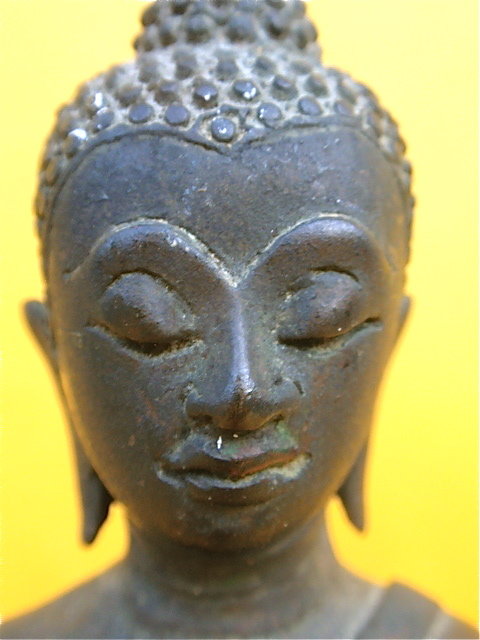 Antique Bronze Buddha Thailand c.1600