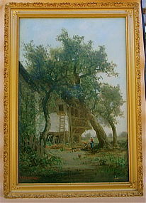 Ransome Holdredge French farm house landscape