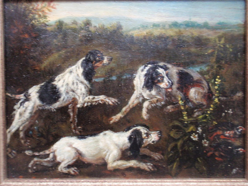 Jean Baptiste Oudry Hunting Dogs 1730 original oils