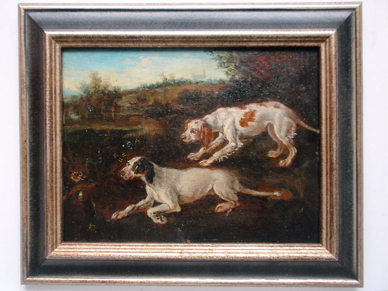 Jean Baptiste Oudry Hunting Dogs 1730 original oils