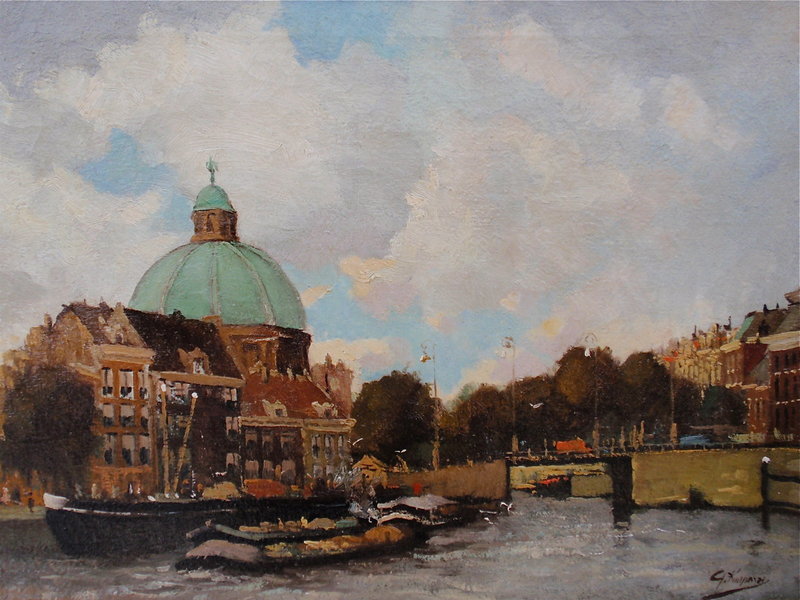 Dutch impressionist Amsterdam G. Koopman