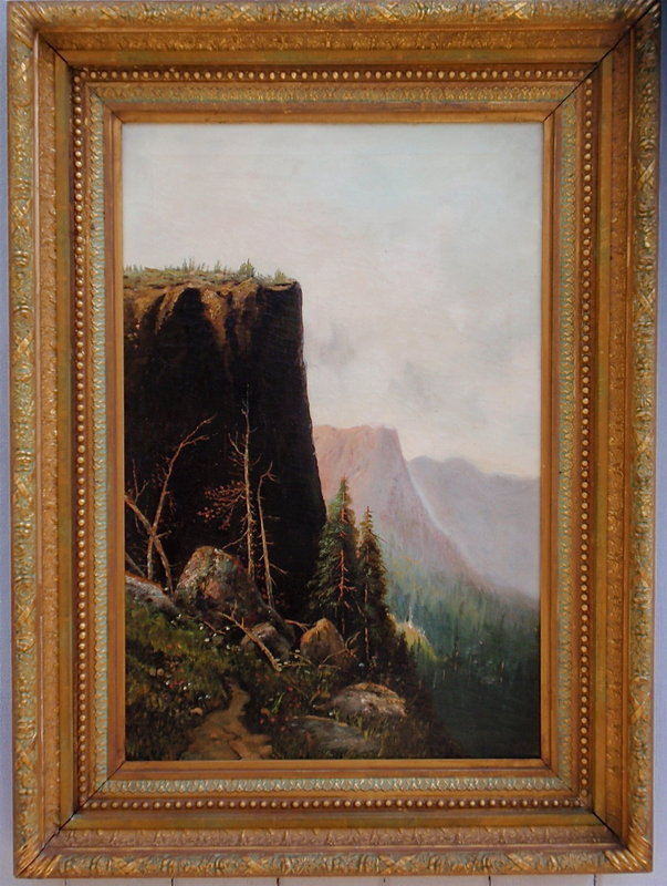 Yosemite Valley El Capitan American painting c.1890