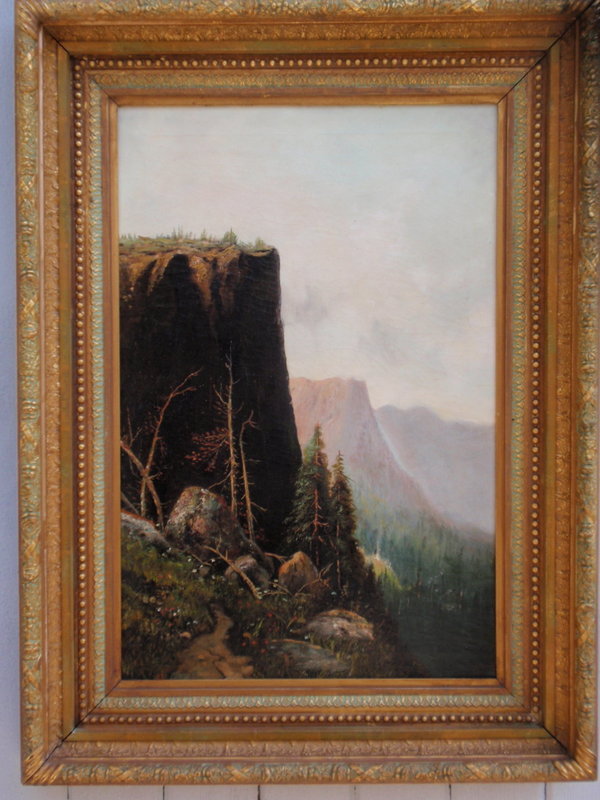 Yosemite Valley El Capitan American painting c.1890