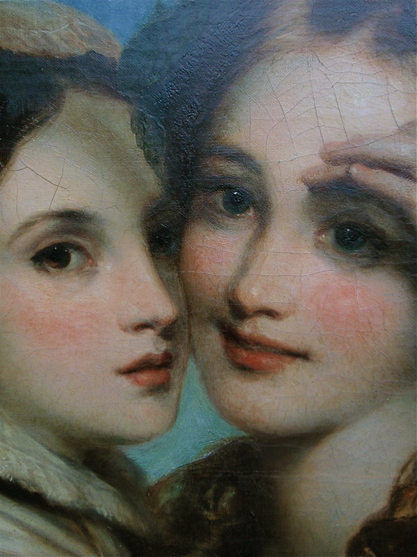 Charles Baxter Portrait two beautiful women 1866
