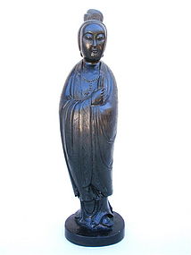 Chinese Zitan wood Buddha Bodhisattva statue