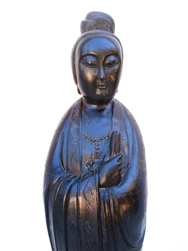 Chinese Zitan wood Buddha Bodhisattva statue