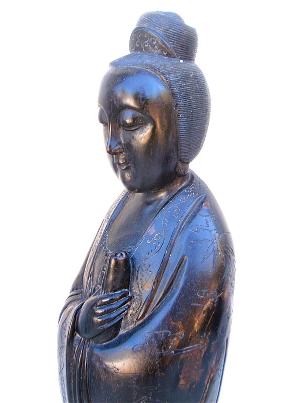 Chinese Zitan wood Buddha Bodhisattva statue