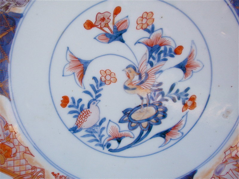 Japanese Imari porcelain Bowl huge signed Meiji