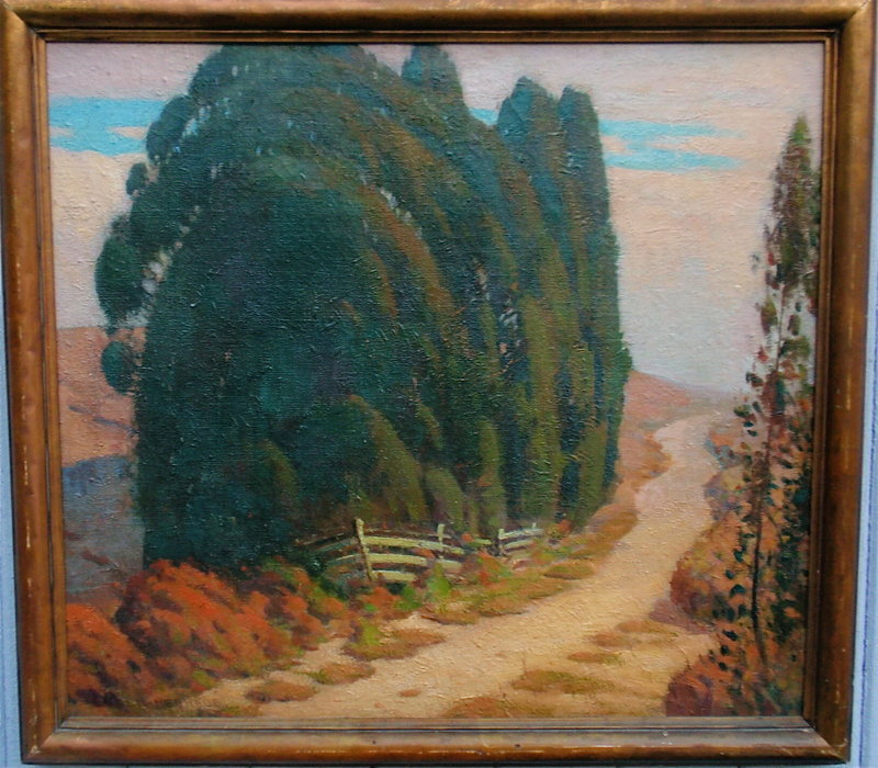 Karl Eugen Neuhaus California Impressionist painting