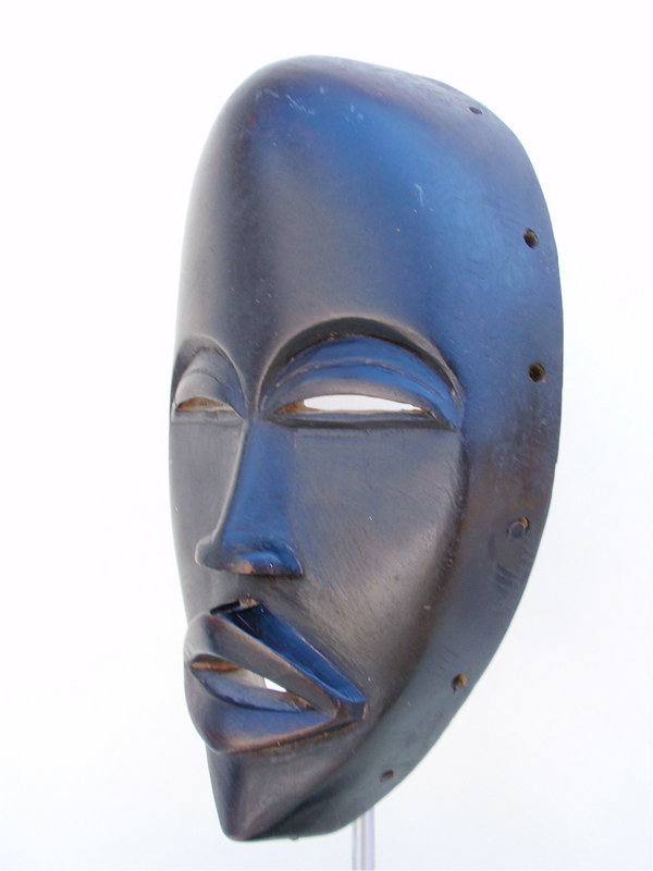 Dan Mask west Africa tribal art carved wood