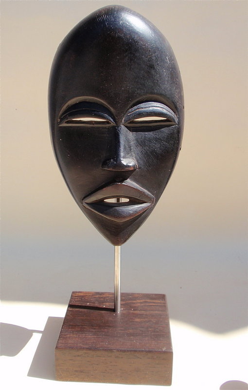 Dan Mask west Africa tribal art carved wood