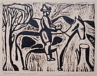 María Izquierdo woodblock print Mexican modernist