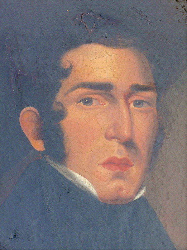 Early American Portraits Man Woman c.1840