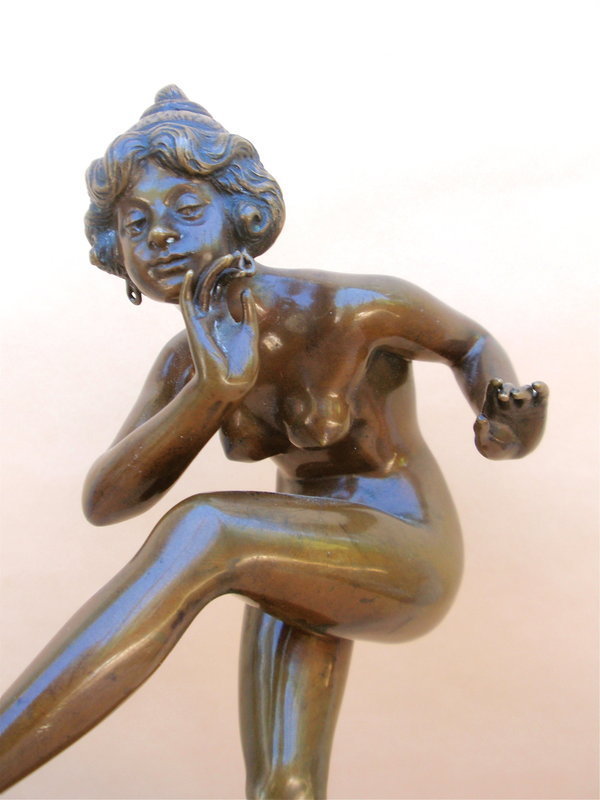 Art Deco bronze dancer Adolf Crefeld Muller