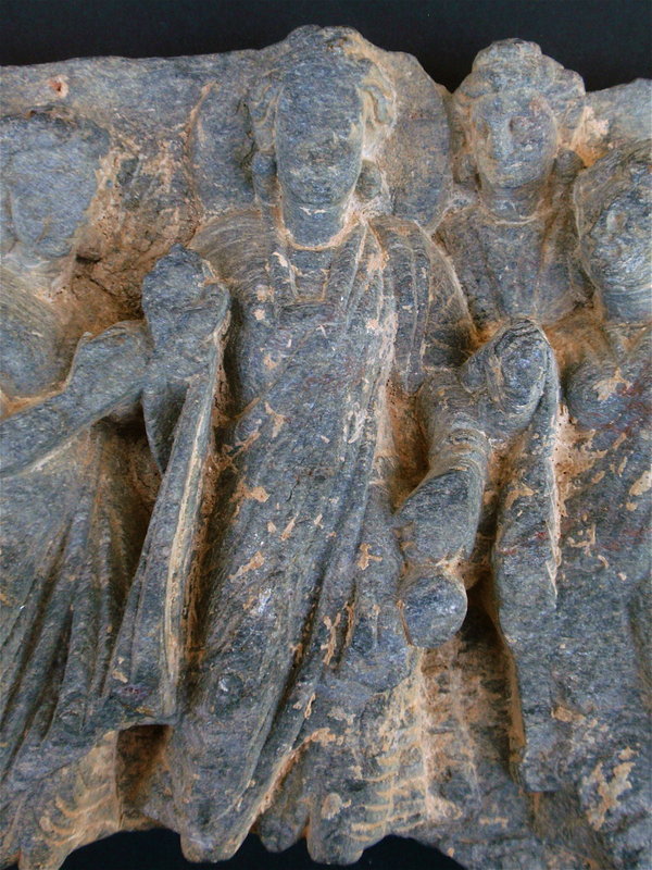 Gandharan Buddha &amp; Bodhisattva stone carving