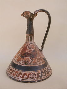 Ancient Greek Pottery Ewer Mycenaean Era