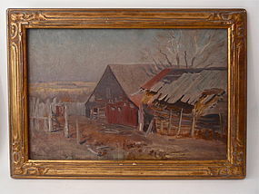 Texas Barn by Nicholas Henry Brewer