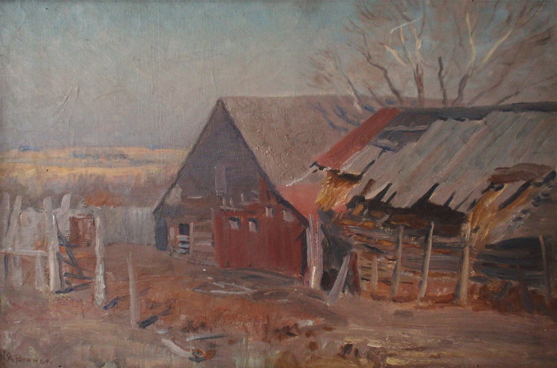 Texas Barn by Nicholas Henry Brewer