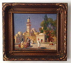 Orientalist View of a Mosque Gustav A. Hensel