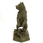 NIKOLAI IVANOVICH LIBERIKH RUSSIAN BRONZE OF A BEAR