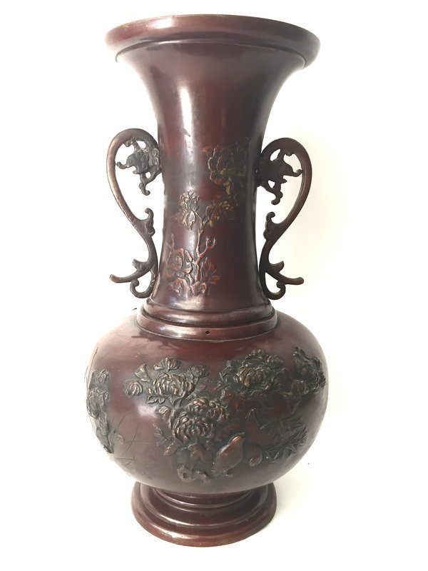 Japanese Bronze Vase Meiji era