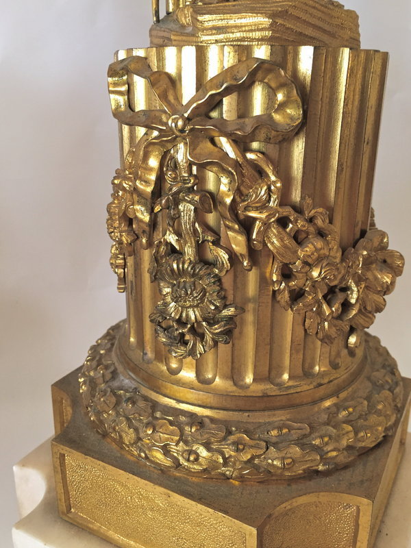 Antique French gilt bronze candelabra c.1860