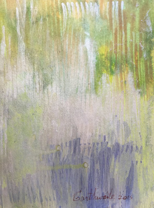Ernest Garthwaite Abstract landscape Marsh series #1