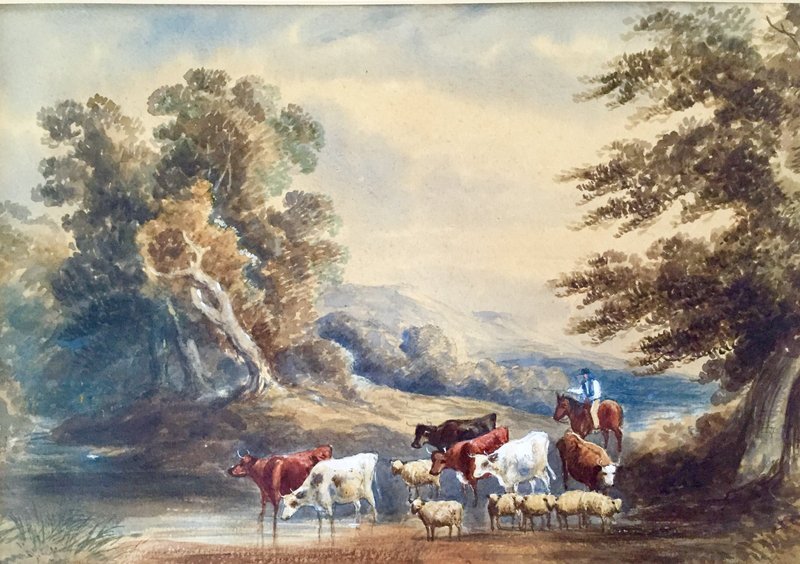 Landscape with Cattle by David Cox the younger 19th century
