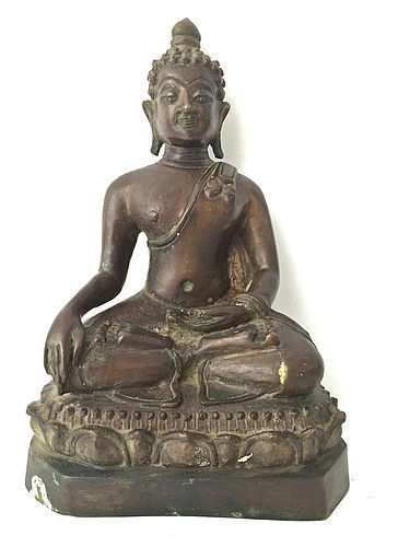 Antique Bronze Buddha Southeast Asia