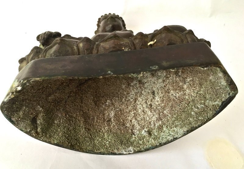 Antique Bronze Buddha Southeast Asia