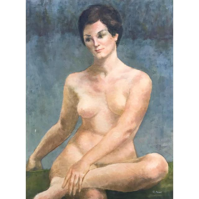 Oil Painting Seated Female Nude by Alexander Brook