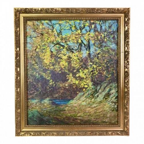 Impressionist Landscape Oil Painting by Harry Hoffman Old Lyme School