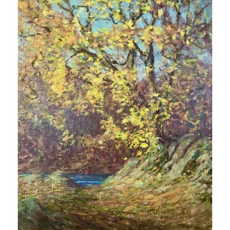 Impressionist Landscape Oil Painting by Harry Hoffman Old Lyme School