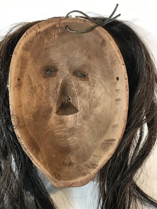 Vintage Iroquois Indian False Face Society Mask Native American