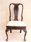 Mahogany Irish Chippendale Chair Ca. 1790