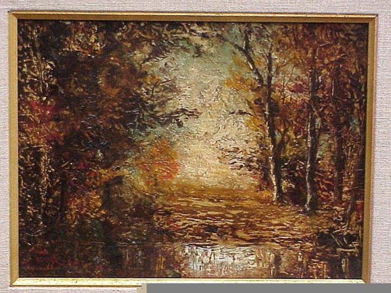 Ralph Blakelock Hudson River school landscape oil