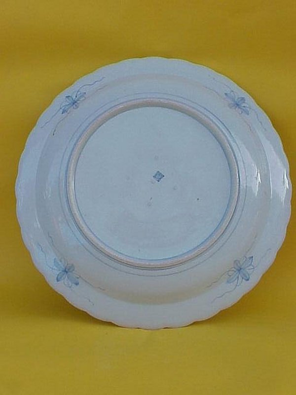 Japanese Arita Imari porcelain large bowl or charger