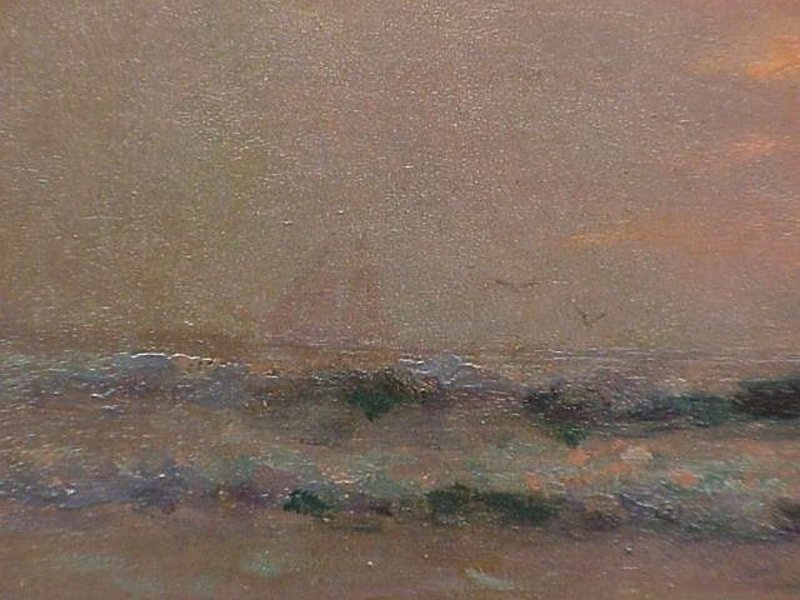 Charles D. Robinson California Impressionist seascape