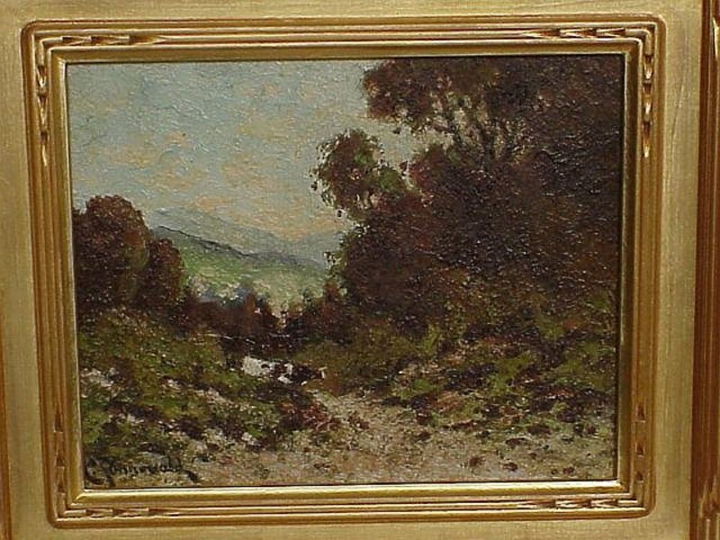 Carl Jonnevold California impressionist landscape oil