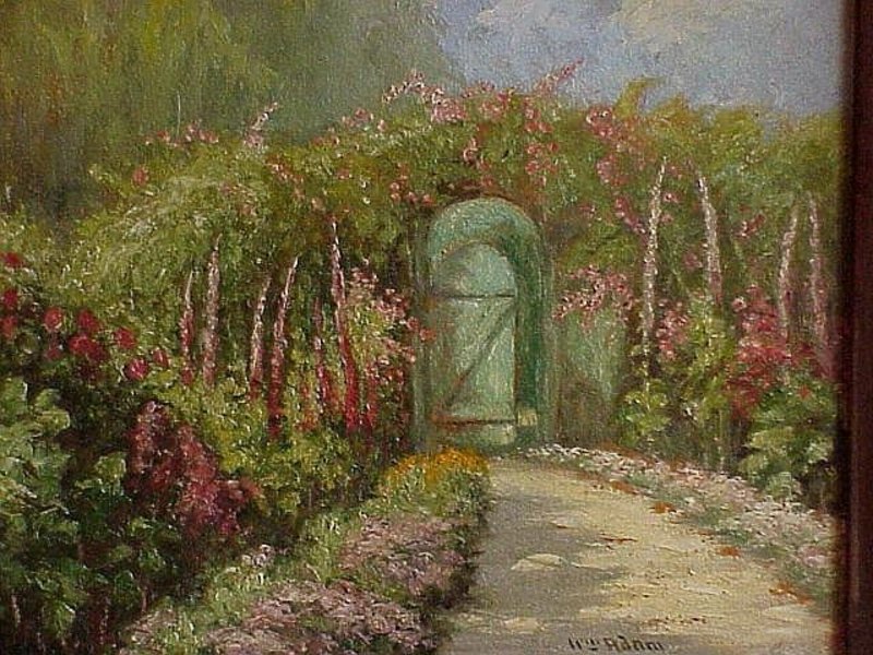 William Adam Carmel Garden California impressionist