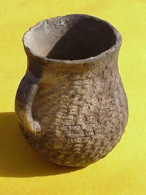 Anasazi Culture corrugated pot Native American art