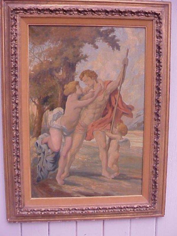 Romantic  Allegorical oil painting by James Korn