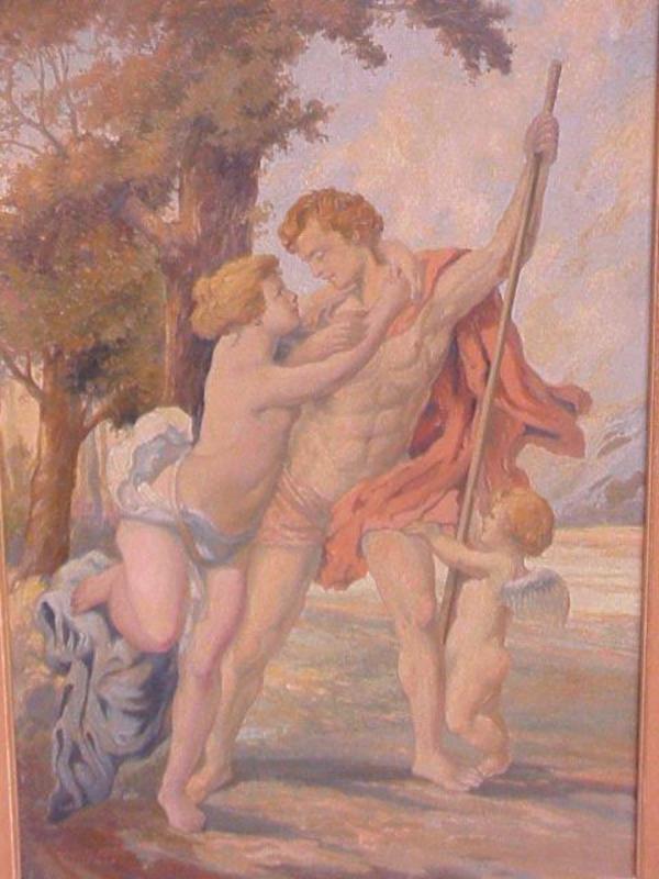 Romantic  Allegorical oil painting by James Korn