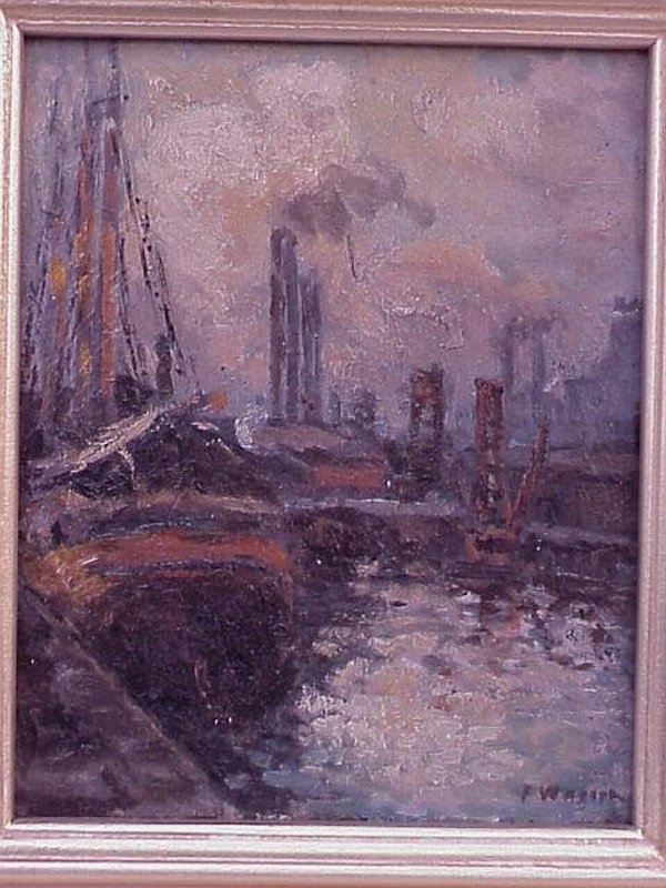 Fredrick R. Wagner Pennsylvania Impressionist oil