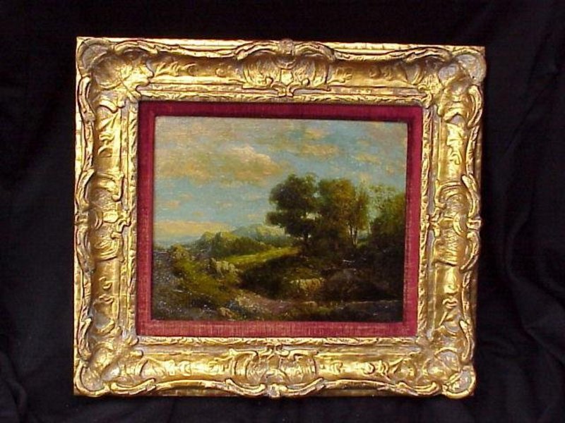 Julian Rix Early California Mt. Tamalpias landscape oil